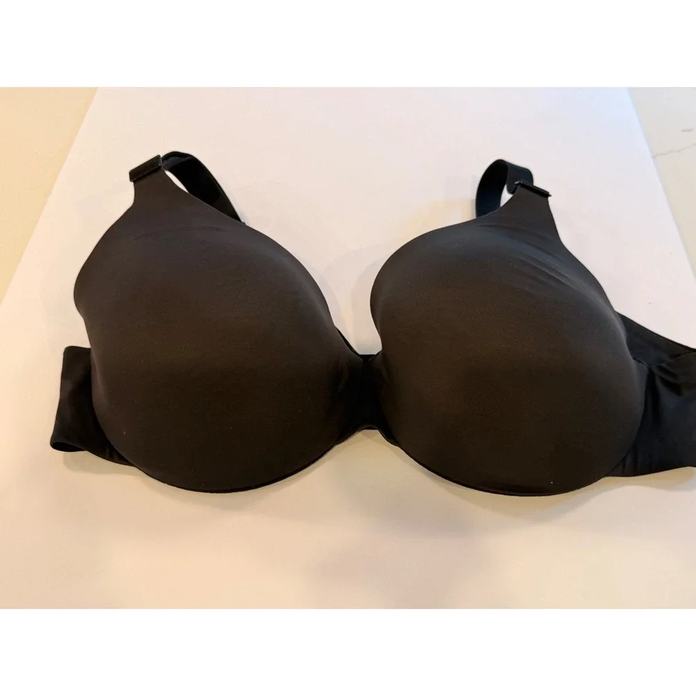 Skims Wireless T-Shirt Bra Black 40D Full Coverage Smooth Stretch - Picture 1 of 3